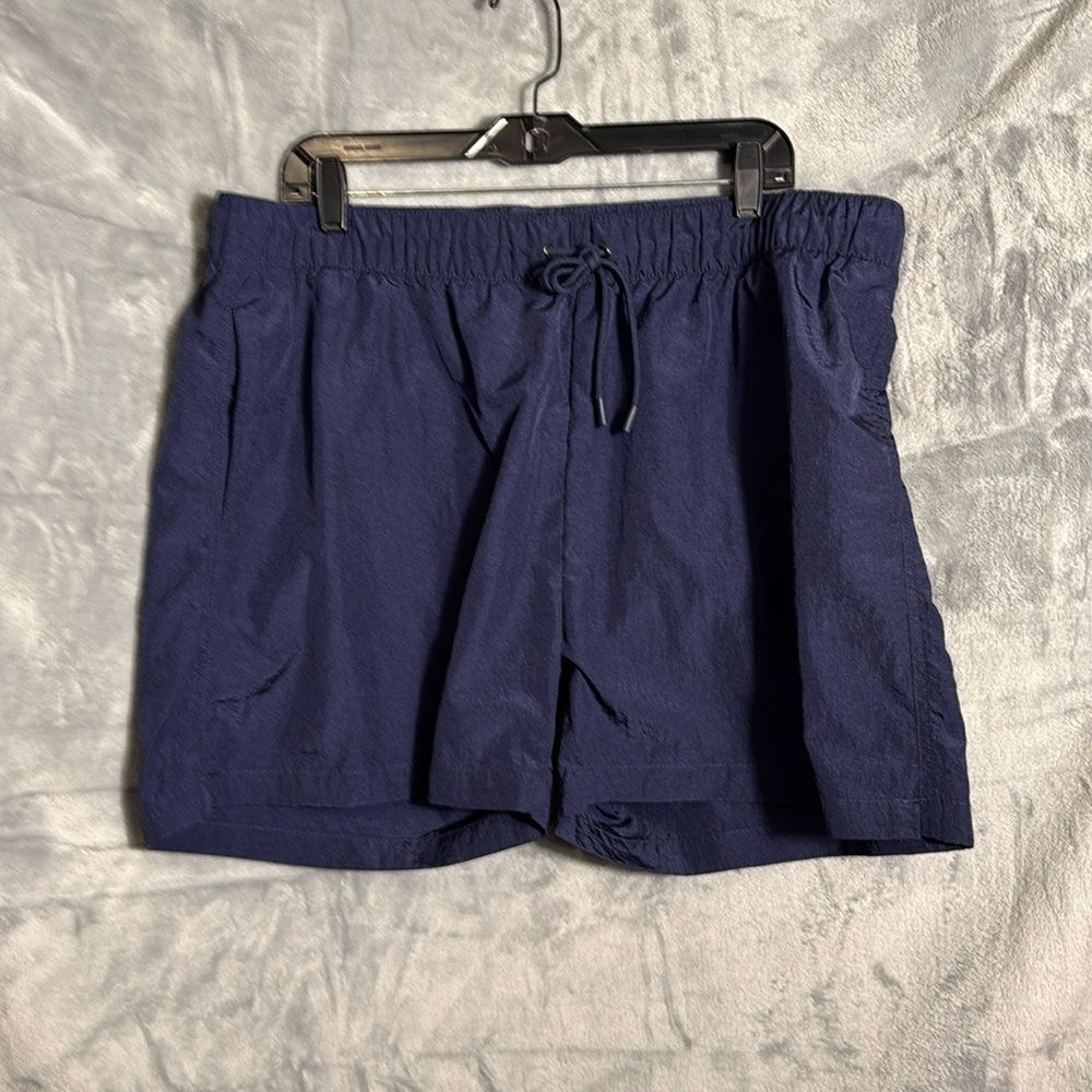 Open Edit mens swim‎ trunks navy blue  Men's Shorts with pockets netting XXL